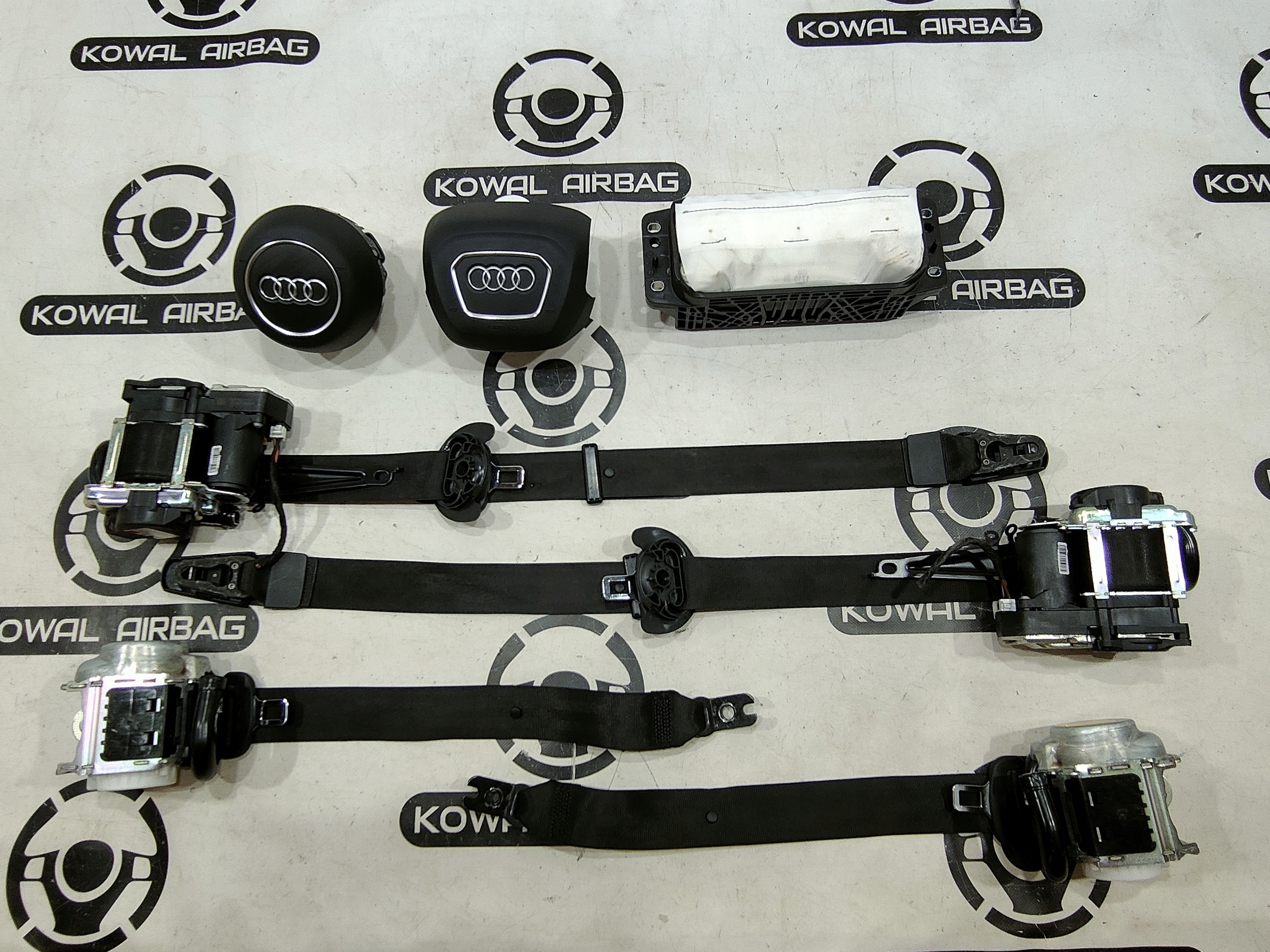 Audi A4 B9 8W торпеда консоль подушки безопасности ремни оригинал