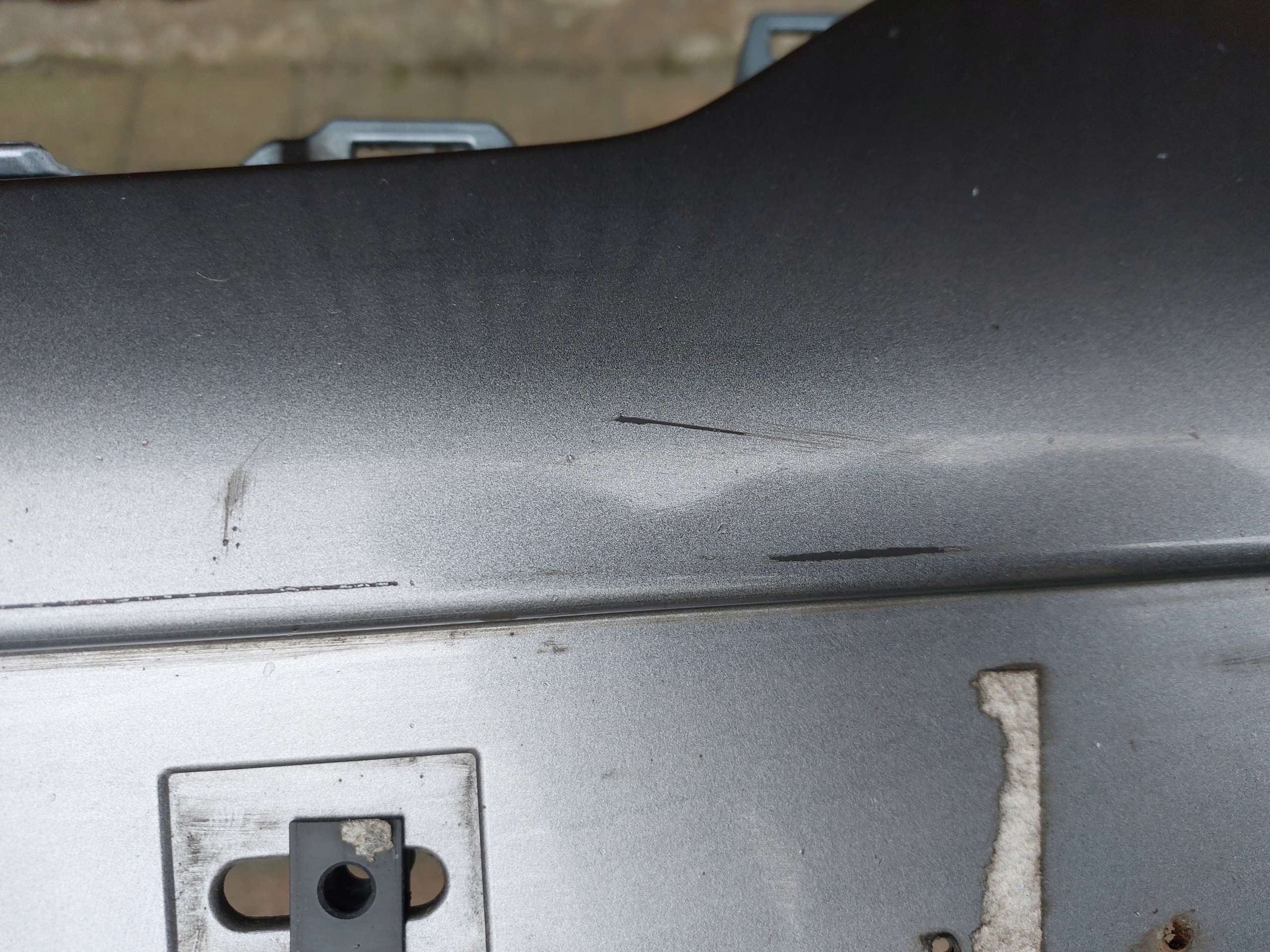 NISSAN X TRAIL T32 13-17 front bumper front original 620224CE0H grey