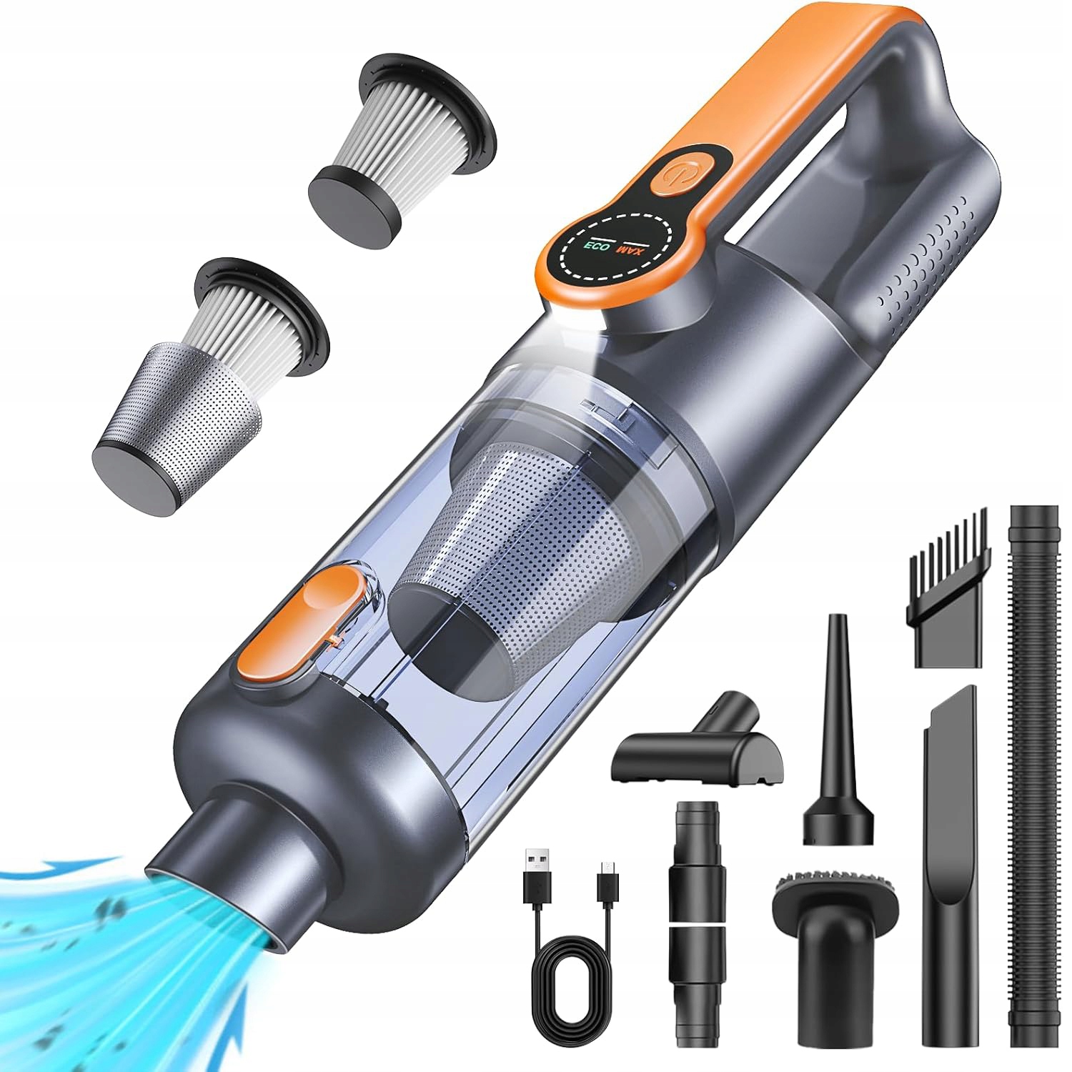 Vysavač S Výkonným 17000PA Led Hepa filtrem