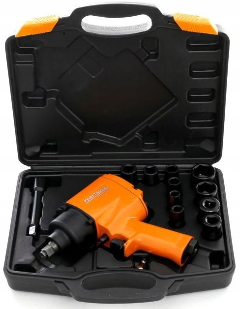 Пневматический гайковерт 1/2 1050Nm + 10x колпачки