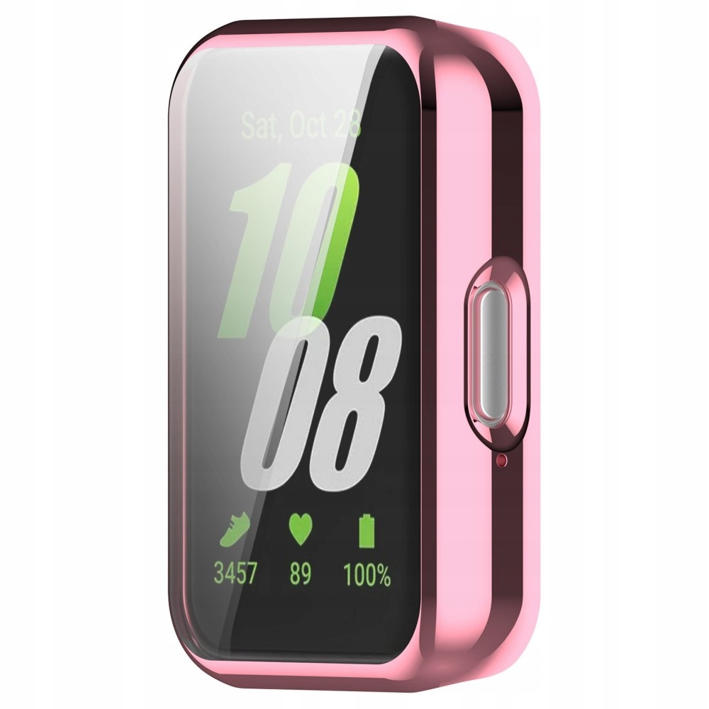2w1 ETUI Z OSŁONĄ NA EKRAN DO SAMSUNG GALAXY WATCH FIT 3 OBUDOWA CASE Kolor różowy