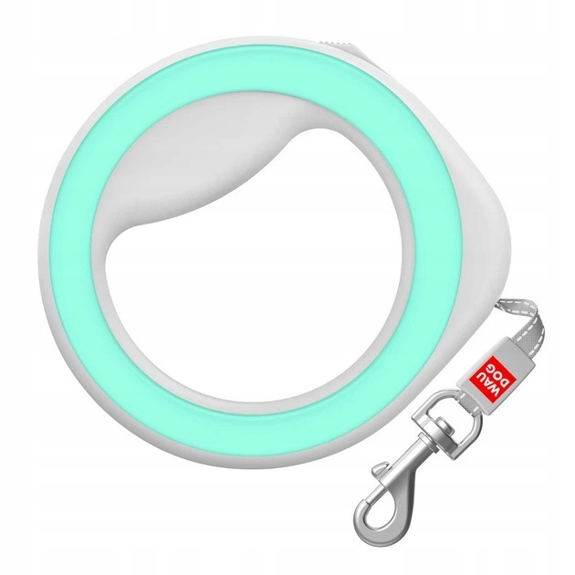 Levně Vodítko WauDog hand free Turkusové do 40 kg