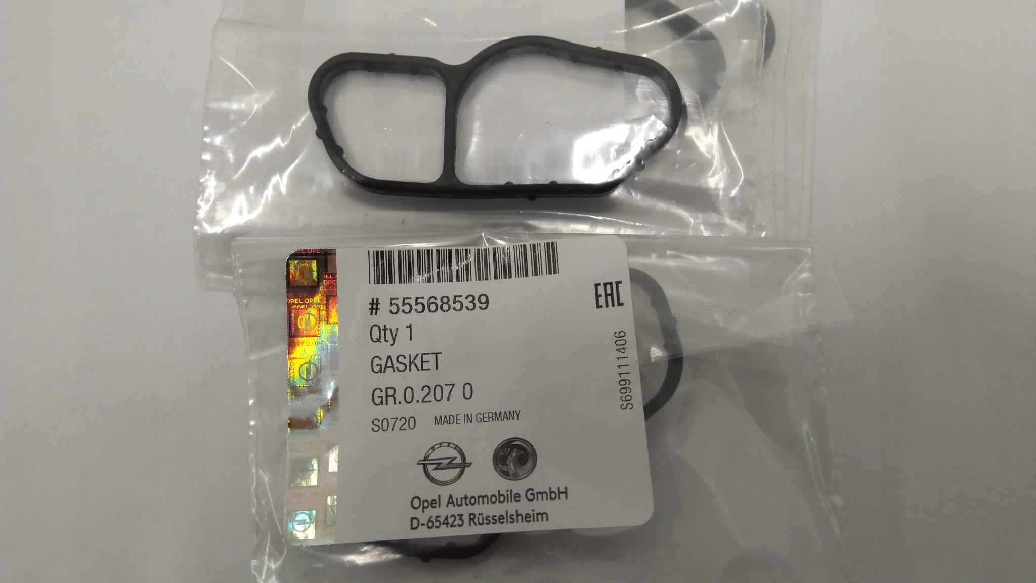 USZCZELKA CHŁODNICY OLEJU OPEL ADAM, AST