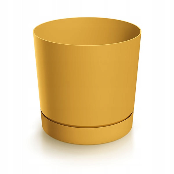 

Doniczka Osłonka Na Kwiaty Z Podstawką Musztardowy