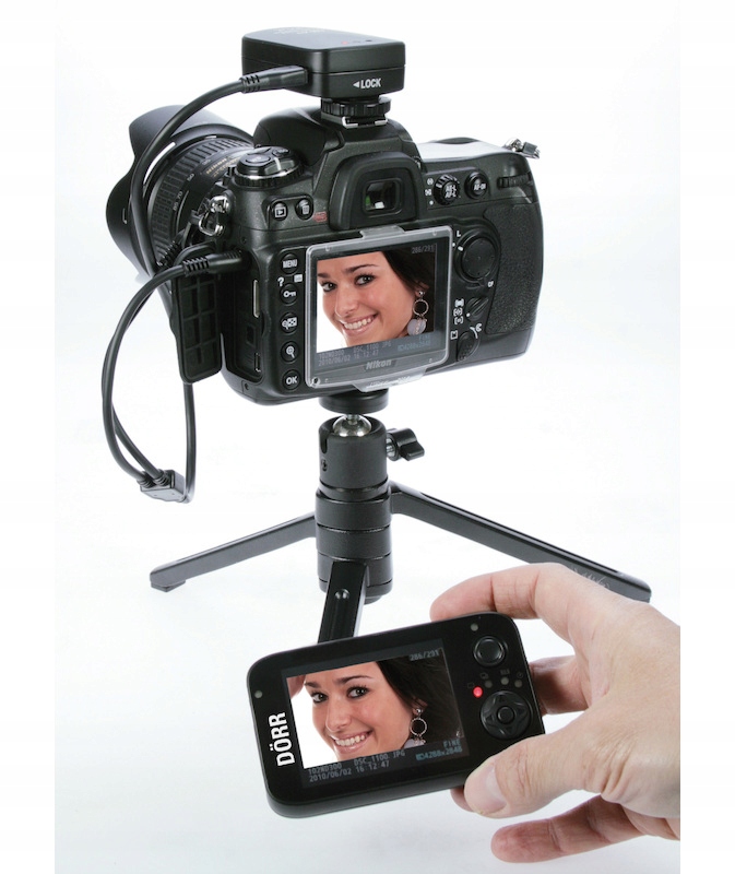 Doerr Live View set pro Nikon LCD obrazovka s Rc ovládáním přístroje