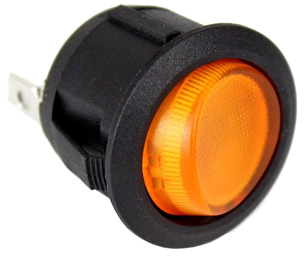 

Uniwersalny Włącznik Przełącznik pomarańcz 20A Led