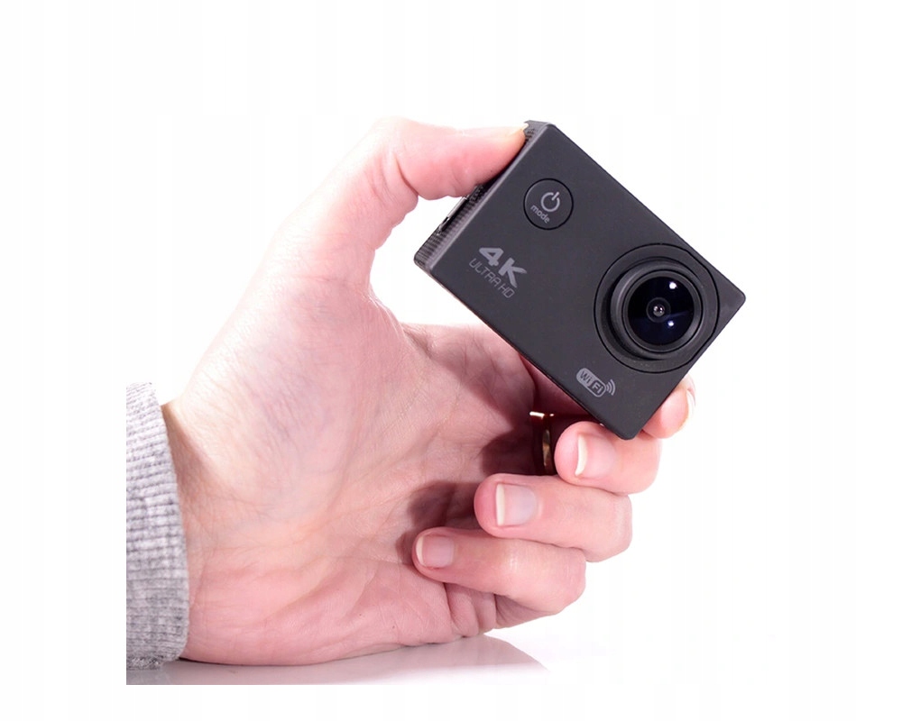 KAMERA SPORTOWA KAMERKA Z UCHWYTEM NA KASK ULTRAHD System dźwięku stereo