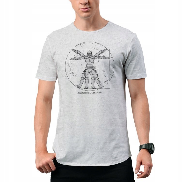 

Koszulka T-Shirt Vitruvian Mandalorian XL