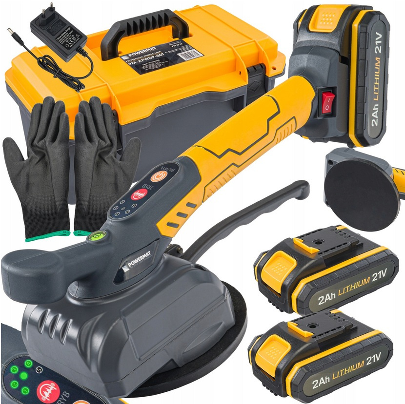 Přísavka pro pokládání dlaždic 2 aku 21 V vyrovnávací vibrátor