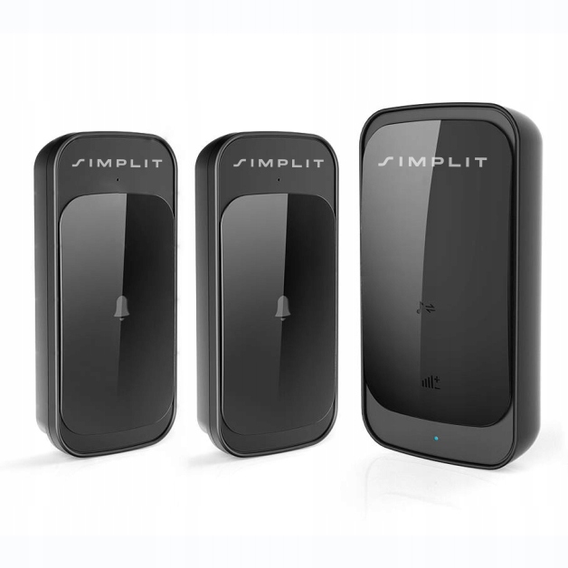 

Dzwonek bezprzewodowy do drzwi 2x nadajnik Dotyk