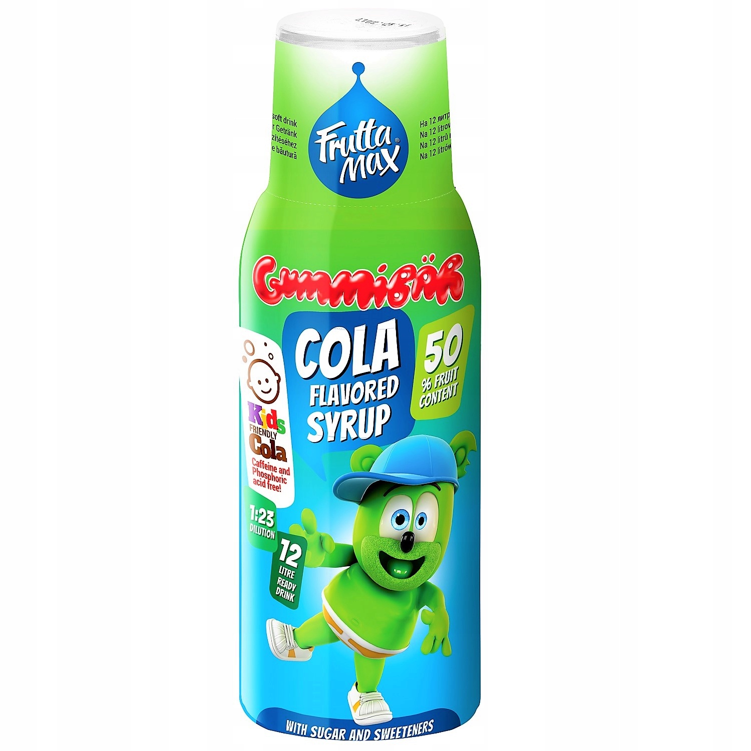 FruttaMax KIDS COLA Syrop do saturatora 500ml