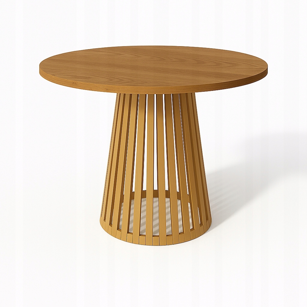 Stůl na zlaté noze, kancelářský stůl kulatý, stůl Hikora 75 cm