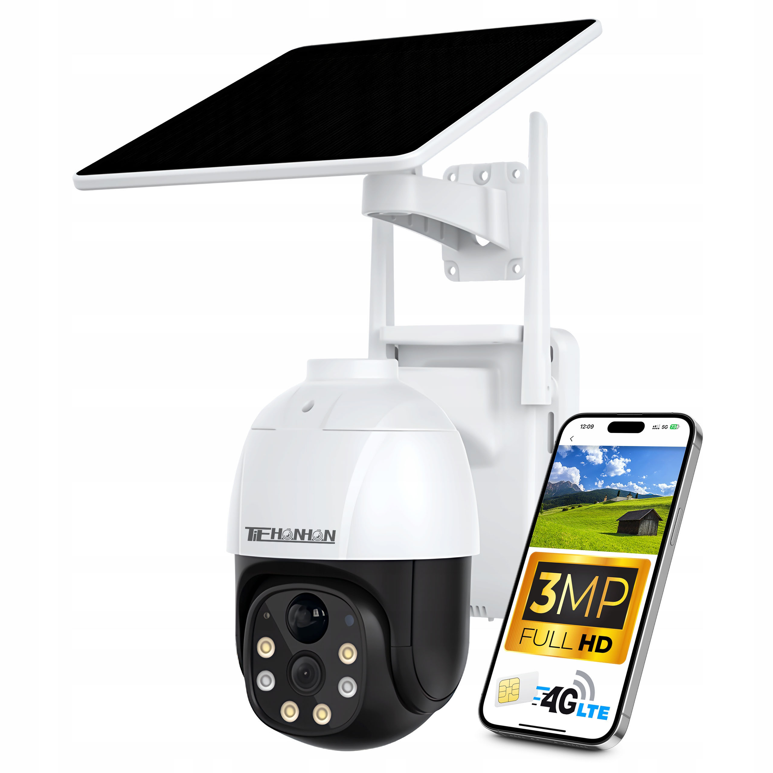Kamera IP zewnętrzna TIEHANHAN solar kamera T-EV04