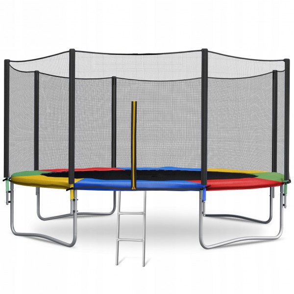 Trampolina Just Fun 12ft 374cm MULTICOLOR