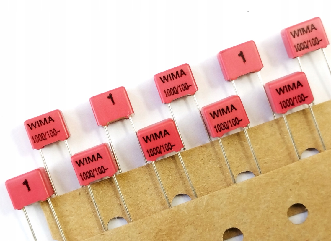 10× [10шт] полипропиленовый конденсатор 1nf 100V 1% R5 Wima тип FKP2