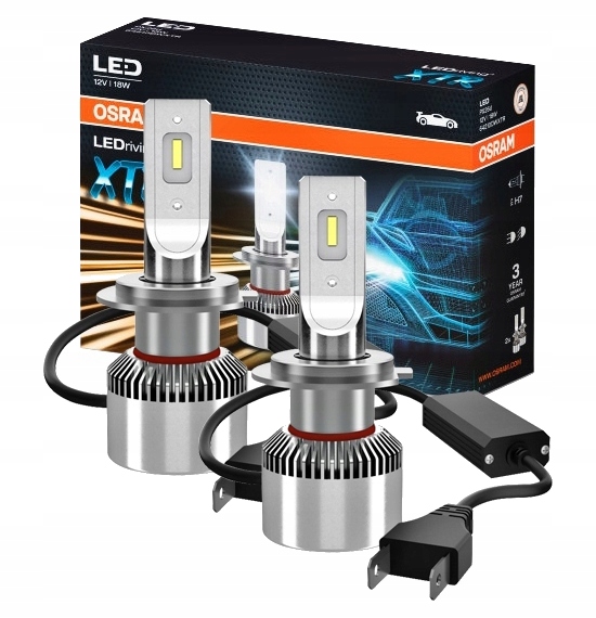 H7 Osram LEDriving Xtr 6000K Žárovky Cool White Chladná Biela