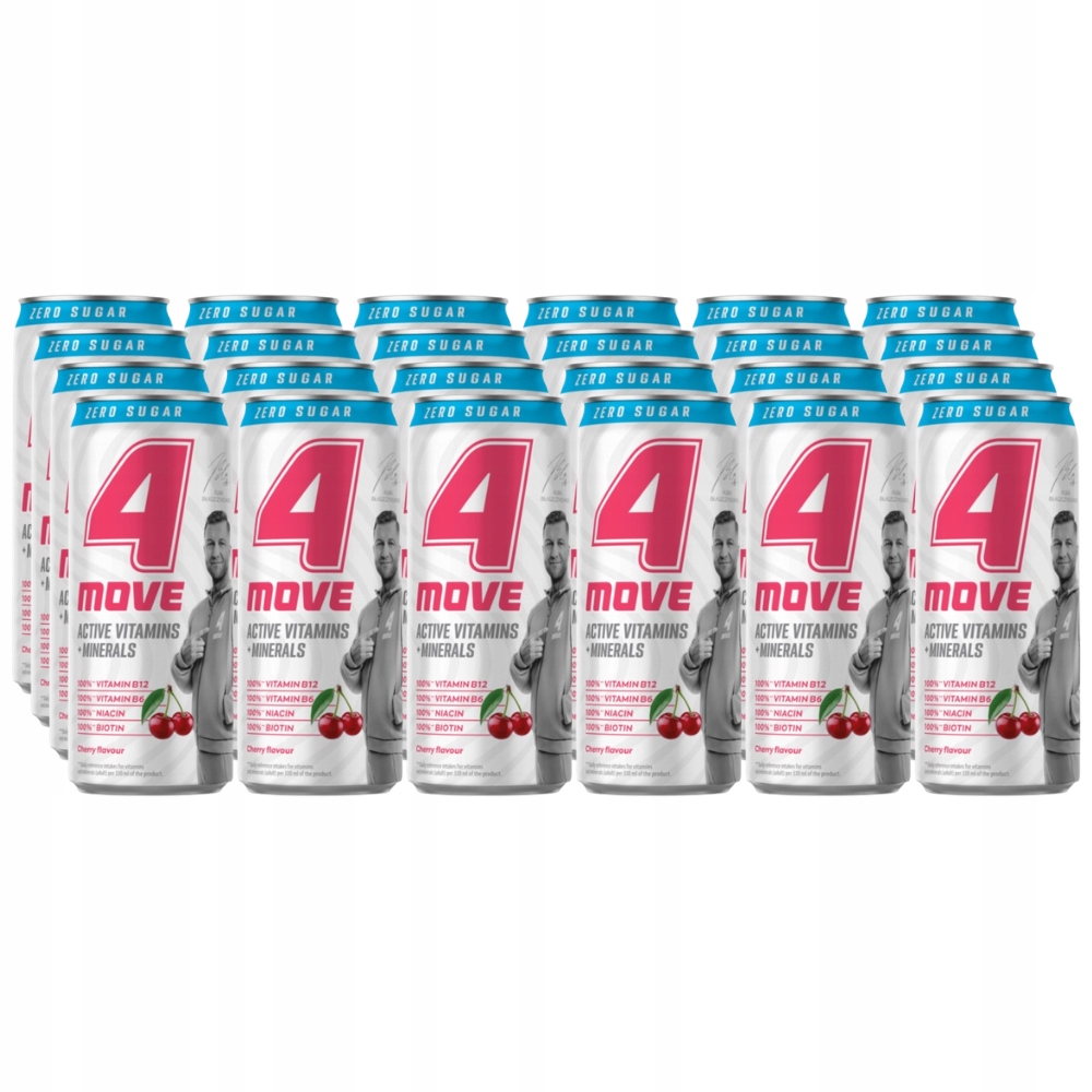 4MOVE Vintamin+minerals Zero 330 ml x 24 kusů