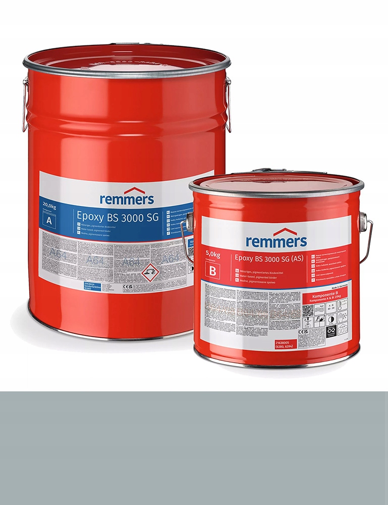 Epoxidová pryskyřice Remmers Epoxy Bs 3000 Sg 10 kg stříbrnošedá