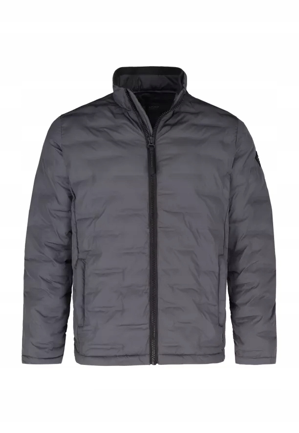 Šedá prošívaná pánská přechodová bunda Volcano J-lusio L