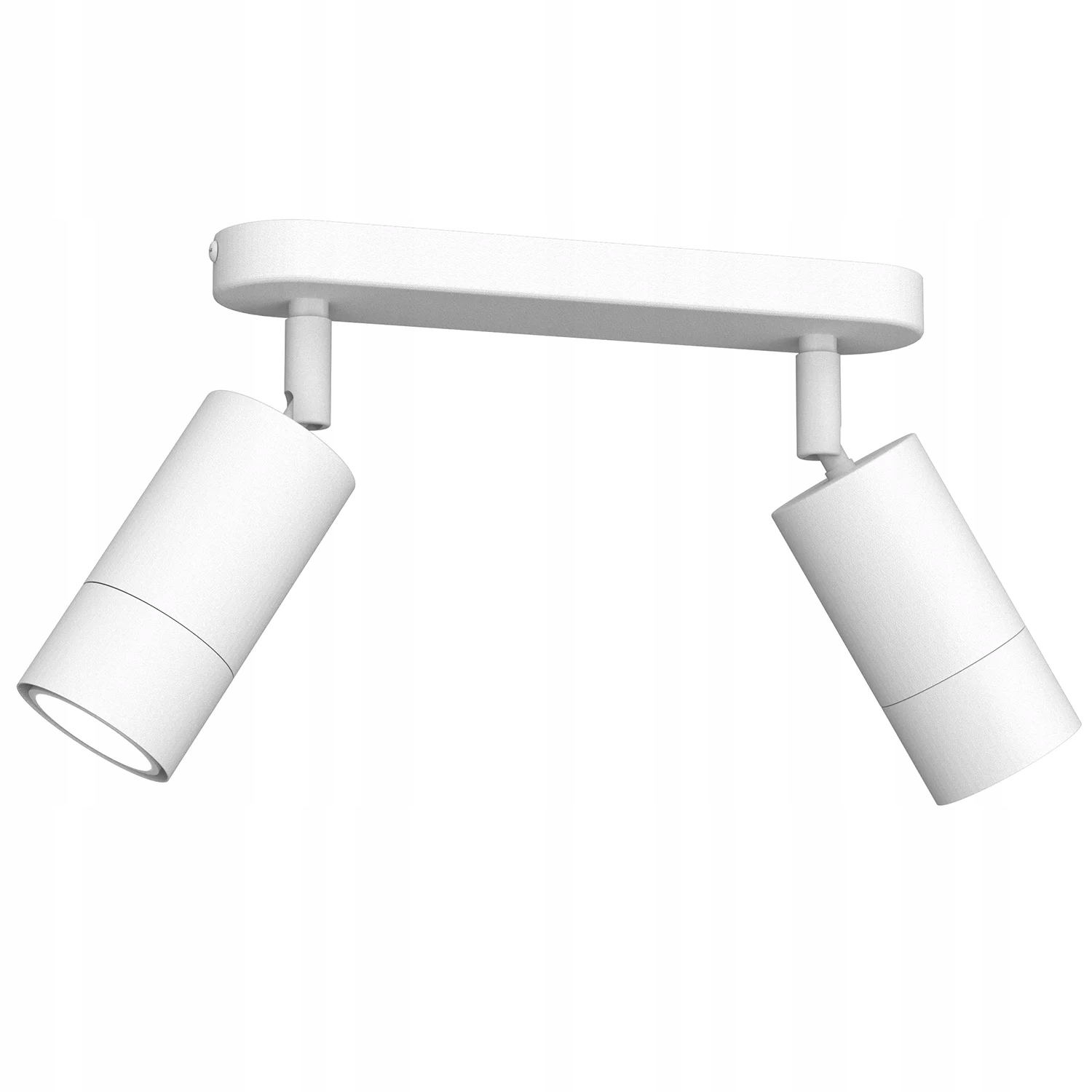 Stropná nástenná lampa 2 reflektory dvojitá biela lišta 24 cm Luminex