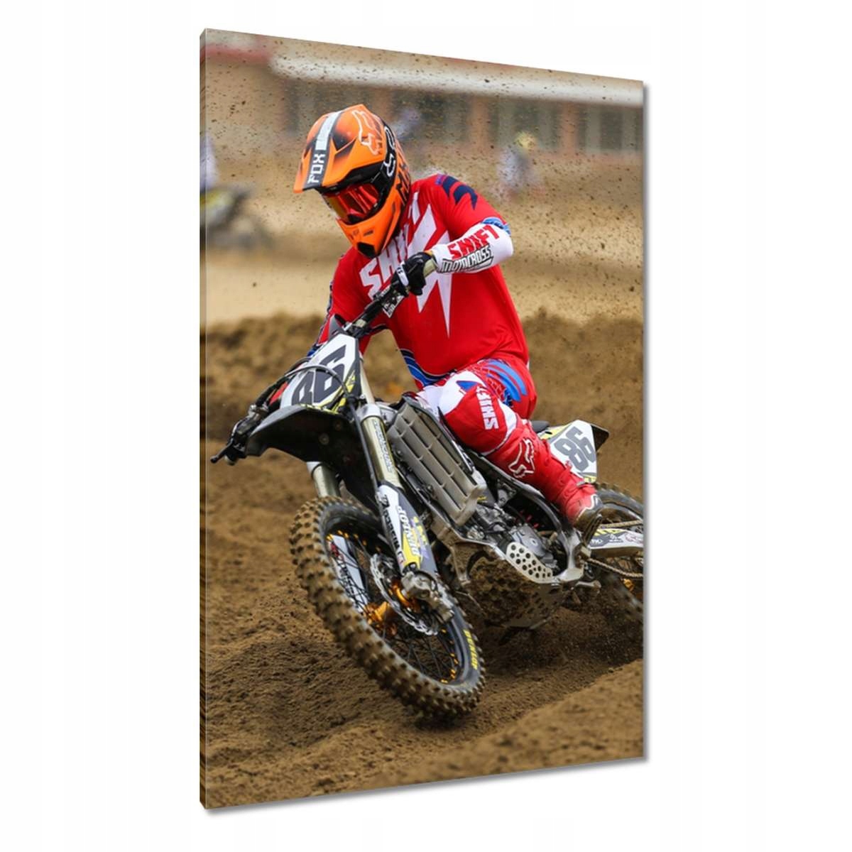 Obrazy 80x120 Motokros Motocykl Motor