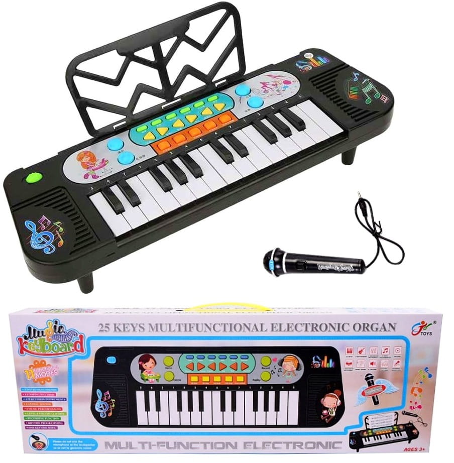 

Keyboard Duży Dla Dzieci Pianino Organy +mikrofon