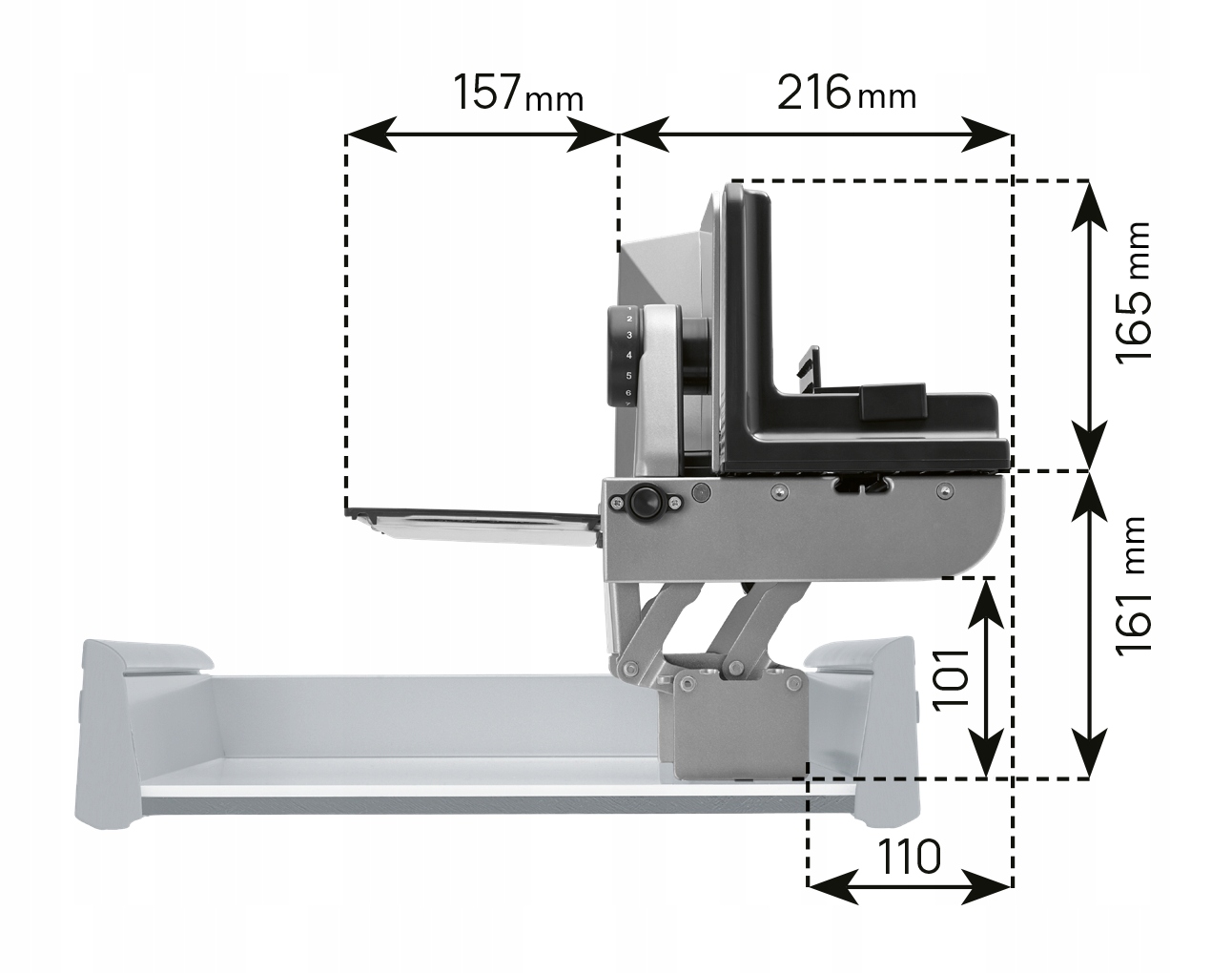 Krajalnica RITTER BFS72SR PRAWA Moc 65 W