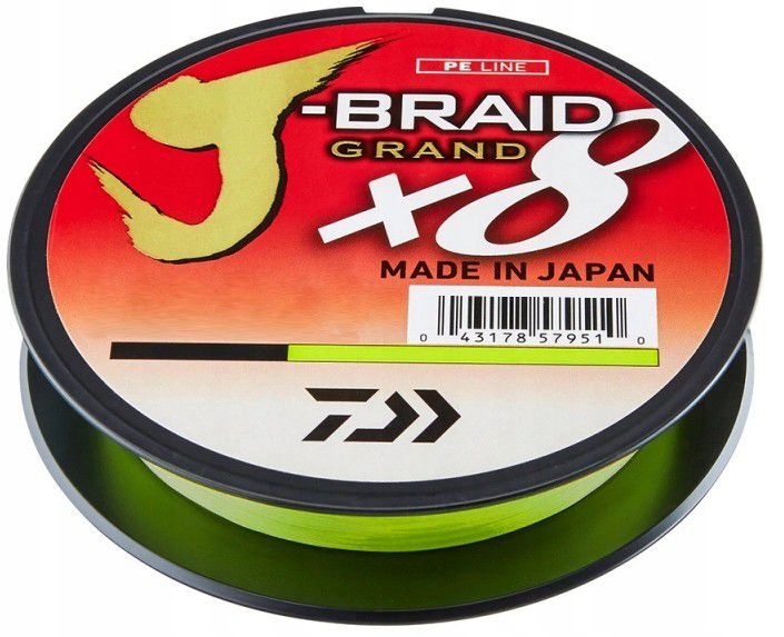 Plecionka Daiwa J-Braid Grand X8 135m 0.13mm Średnica (mm): 0.13