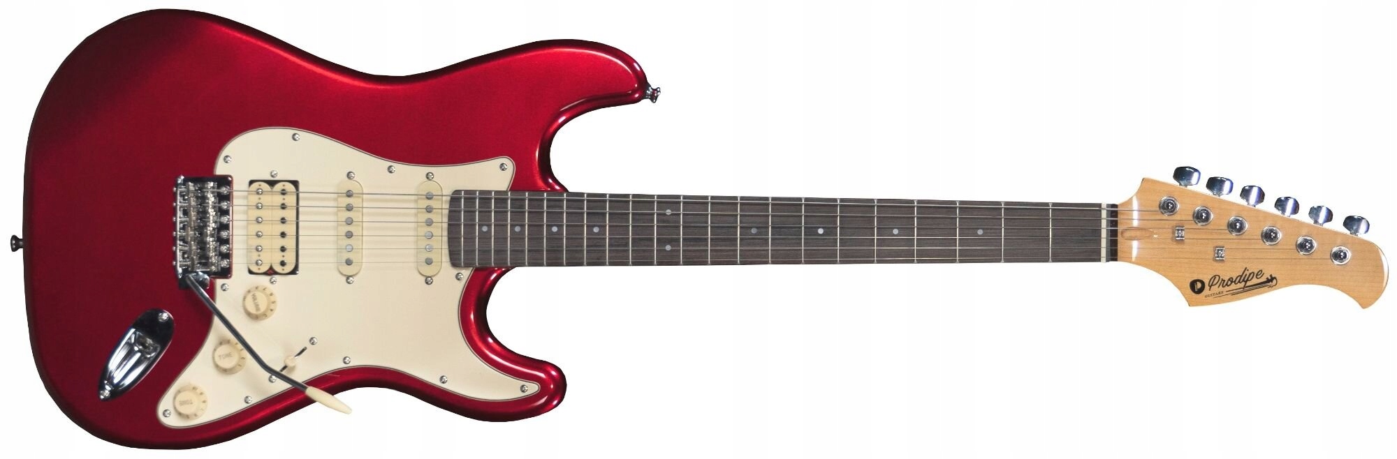 Prodipe Guitars ST83 Ra Candy Red elektrická kytara
