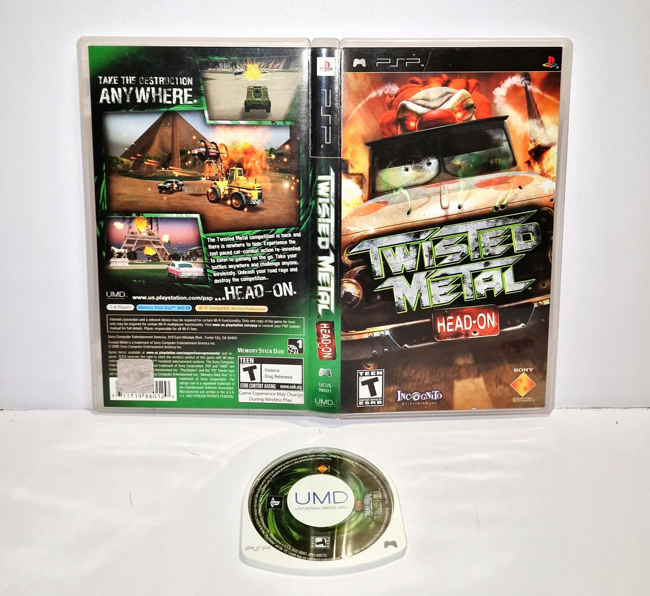 TWISTED METAL HEAD-ON PSP PŁYTA +DB