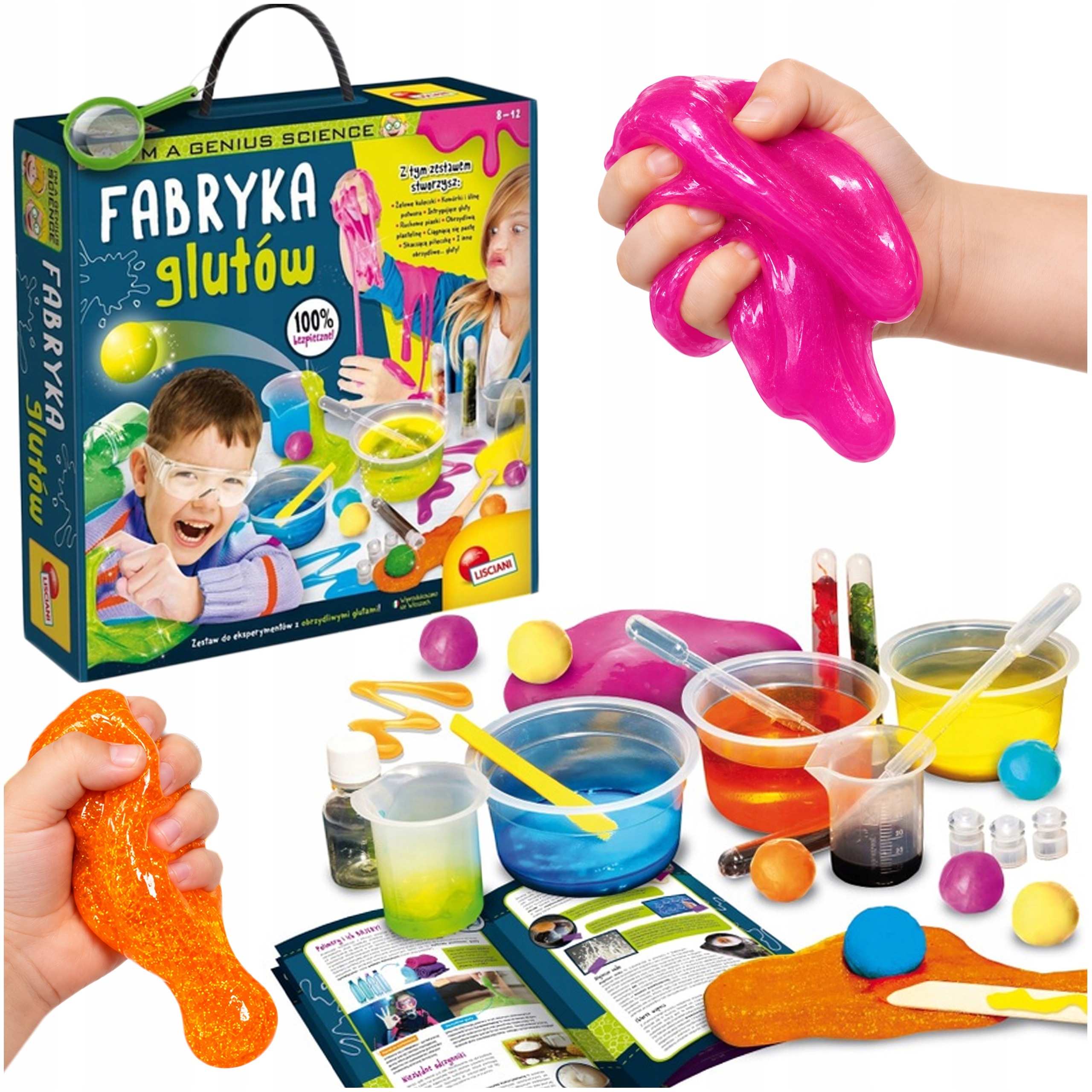 Glutki Diy dla dzieci Zabawki Edukacyjne Esperymenty dla Najmłodszych Slajm
