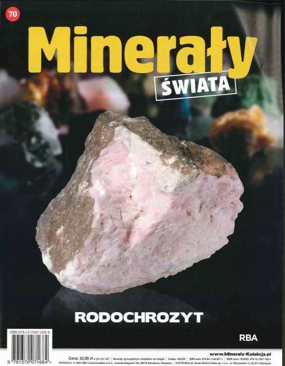KOL. MINERAŁY ŚWIATA nr 70 - RODOCHROZYT