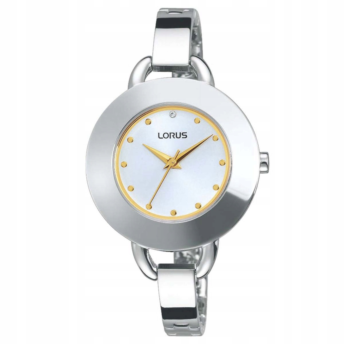 Stříbrné dámské hodinky Lorus s náramkem