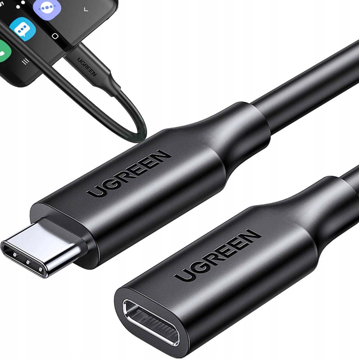 

Ugreen kabel przewód przedłużający łącznik Usb-c