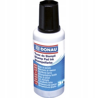 Tusz do pieczątek Donau 30ml czarny