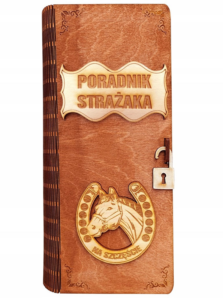 

Drewniana Książka Na Alkohol Poradnik Strażaka
