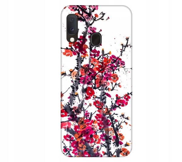 

Etui pokrowiec do Samsung Galaxy A20e Kwiaty akwar