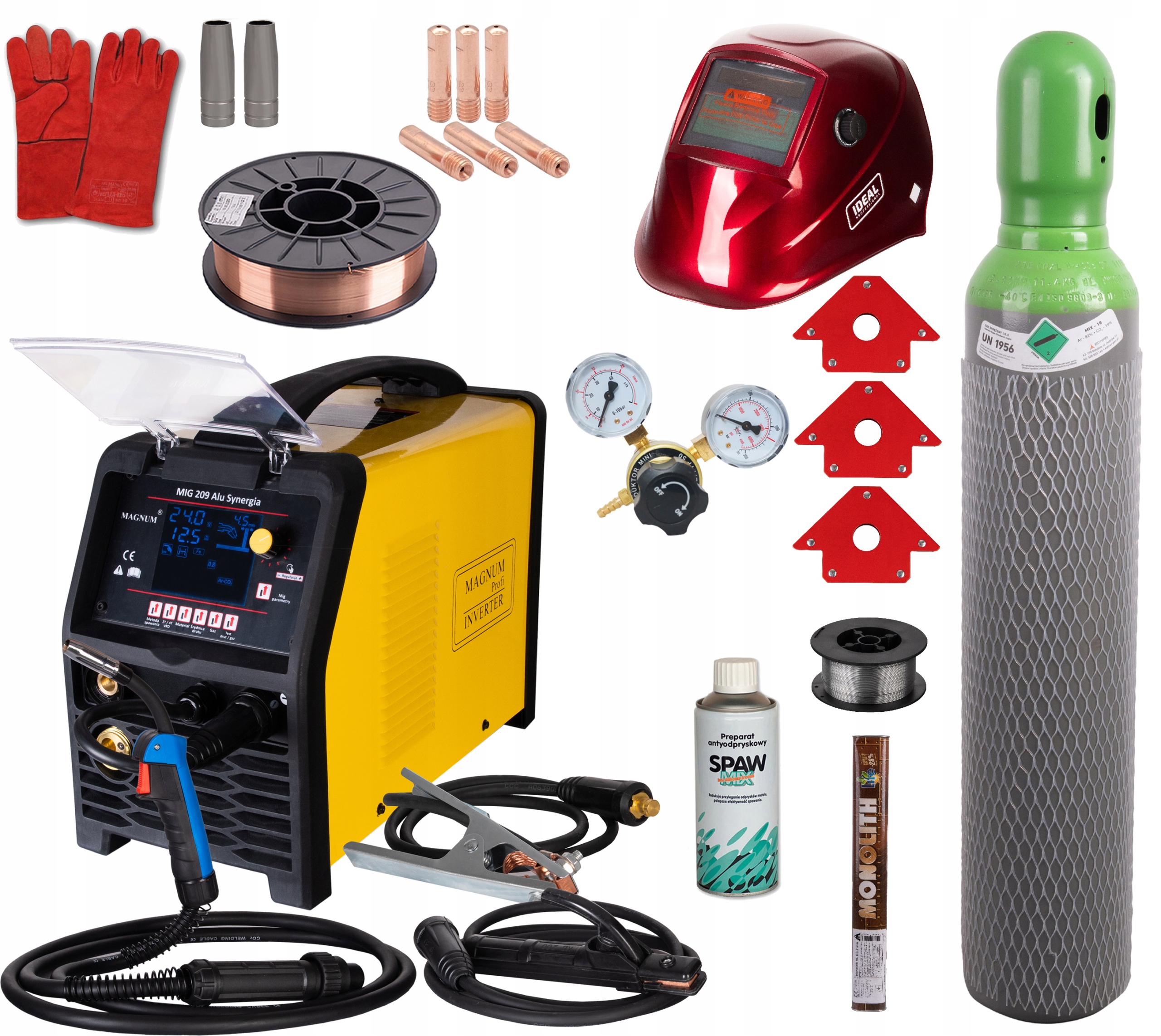 MIGOMAT SYNERGIA MAGNUM 3in1 MIG MAG MMA TIG ALU