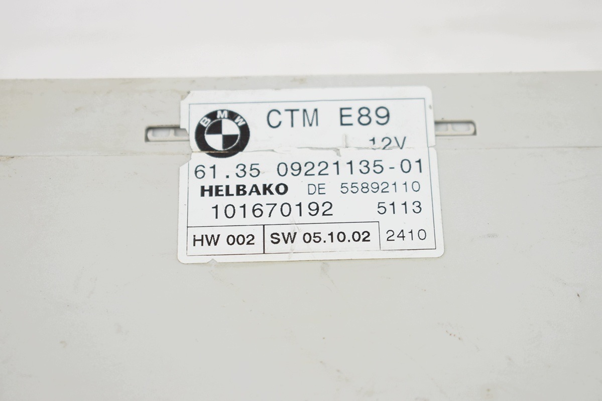 modul Bedienteil * dach BMW Z4 E89 09221135