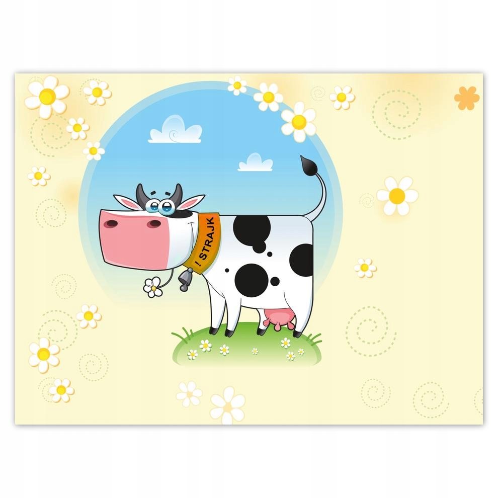 

Plakat 40x30 Krowa nie zmienia zdania