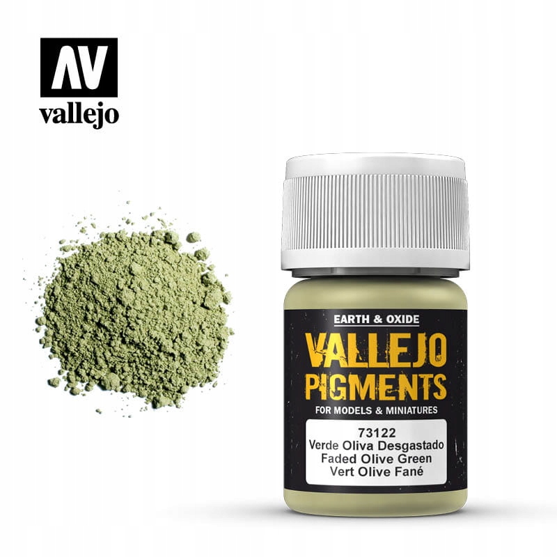 

Vallejo Pigment 73122 Faded Olive Green 30ml