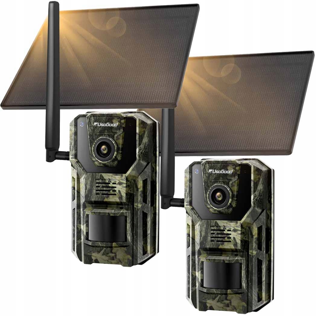 Fotopast Solární 3G 4G S Sim Gps Kamera 2K Noční IP66 Akumulátor 2KS