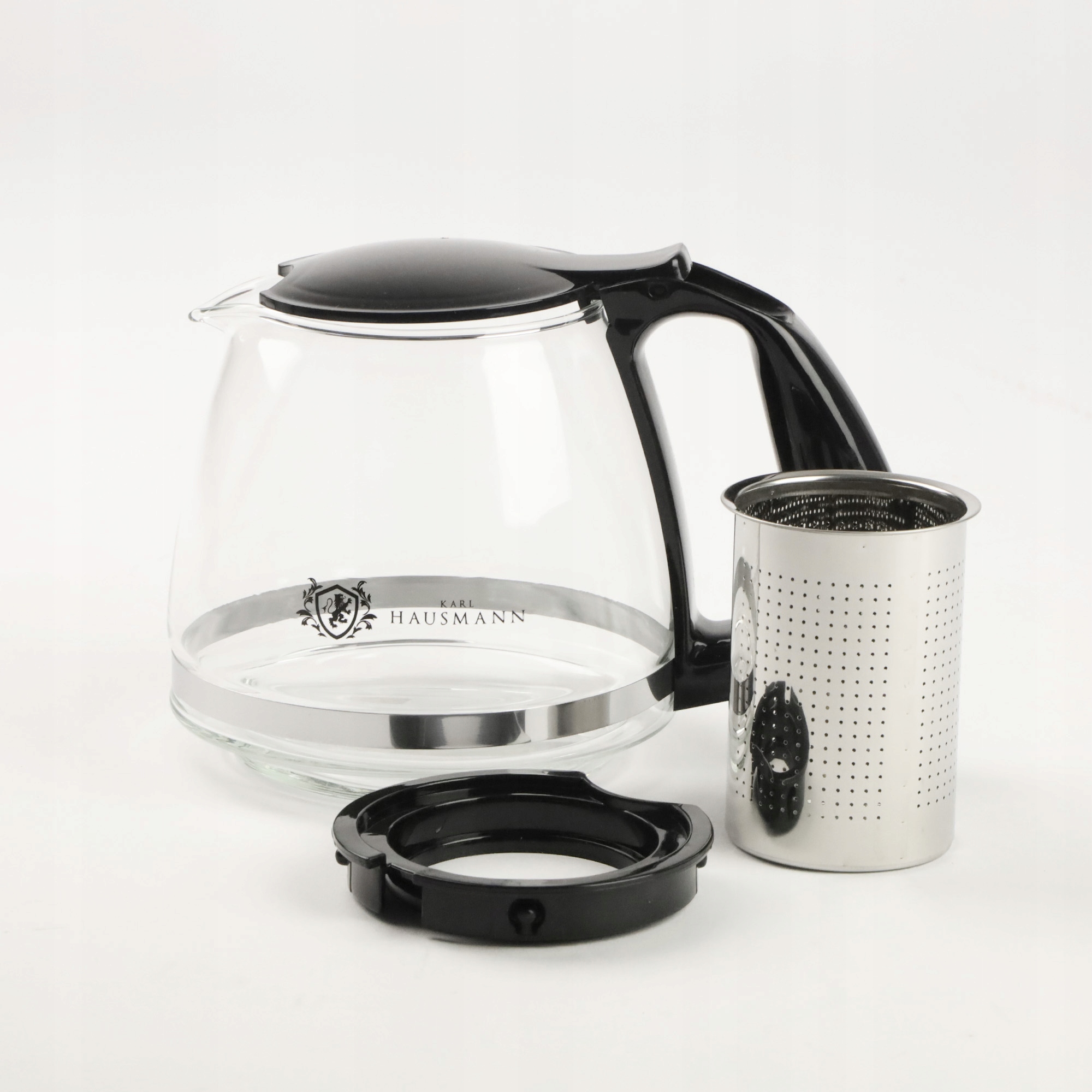 DZBANEK SZKLANY Z STALOWYM ZAPARZACZEM ZAPARZACZ DO HERBATY ZIÓŁ 750 ML