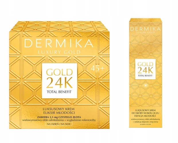 Gold 25K Zestaw 45+ Krem+ Krem p/OCZY