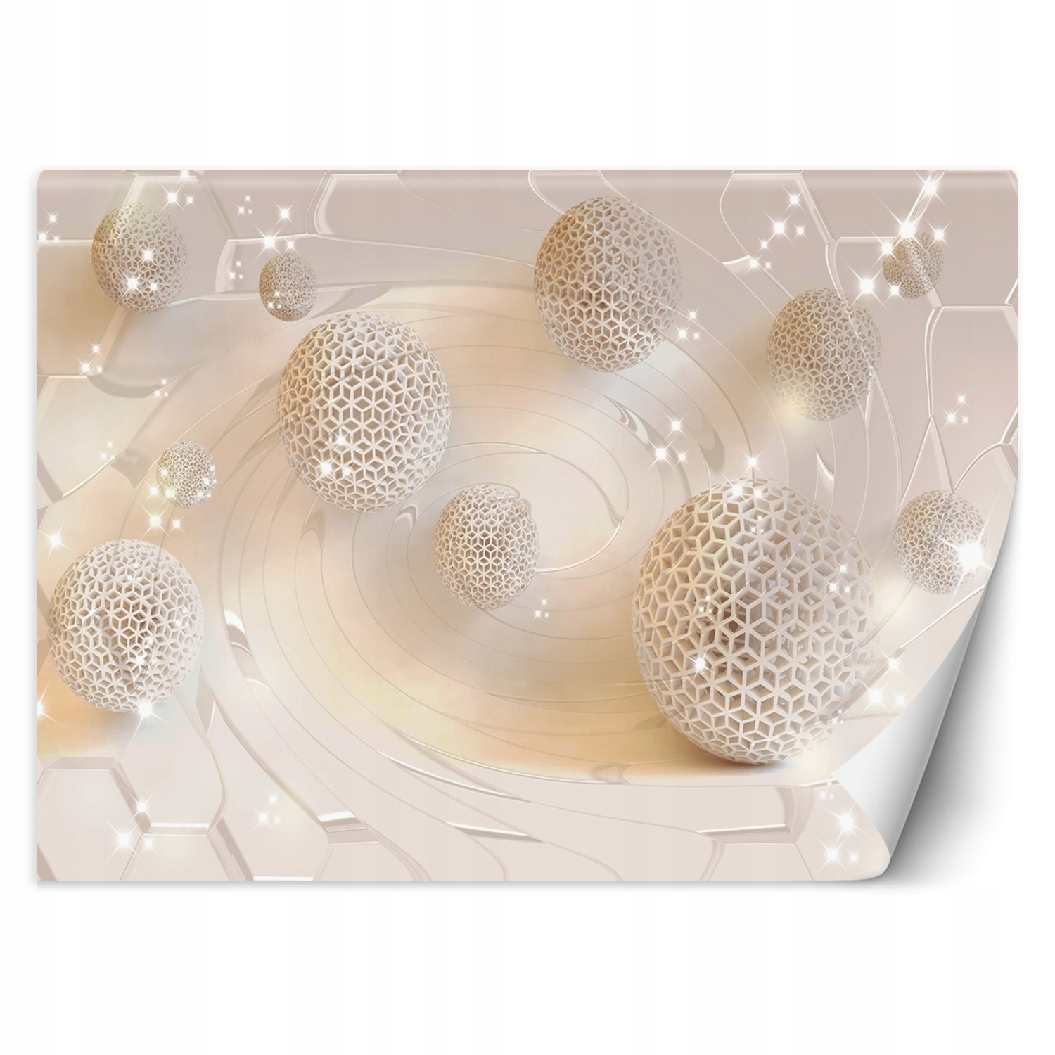 Fototapeta, Koule tunel 3D 150x105