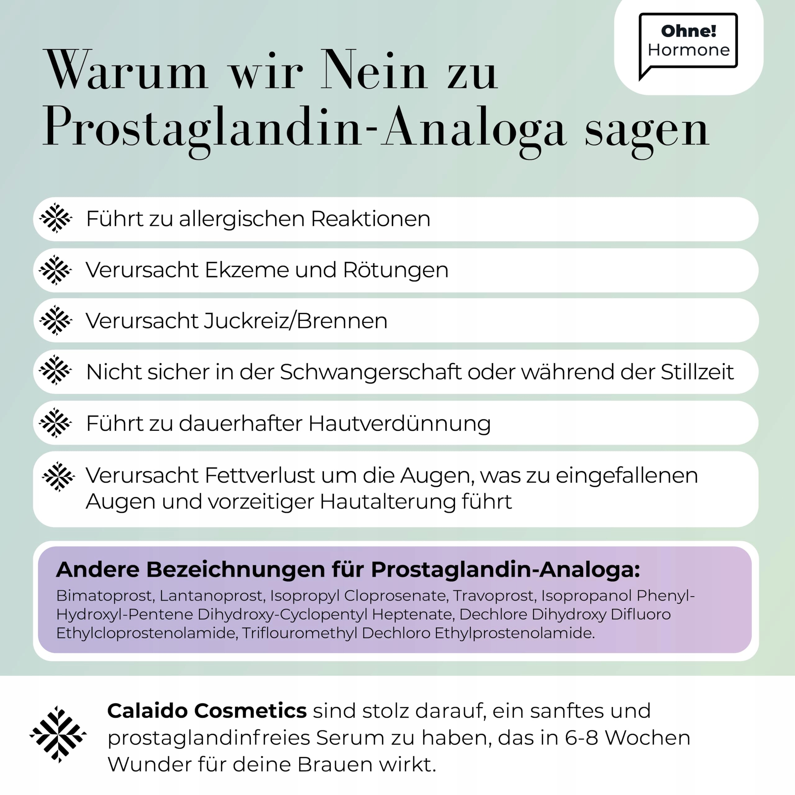 CALAIDO Serum Do Brwi Wzrost Naturalnie Pełne Gęste Brwi — miniatura 7