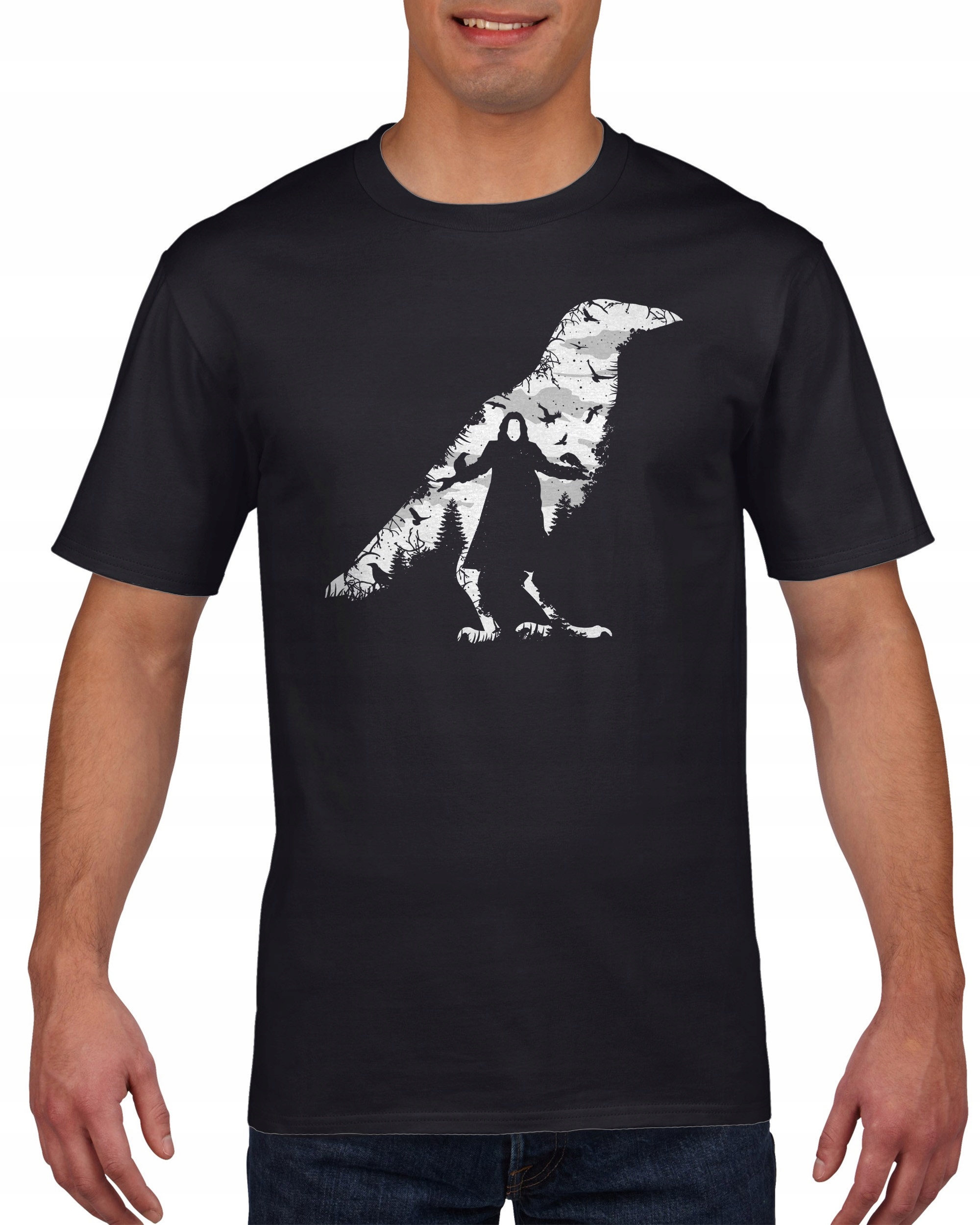 

Koszulka męska The Raven c XXL
