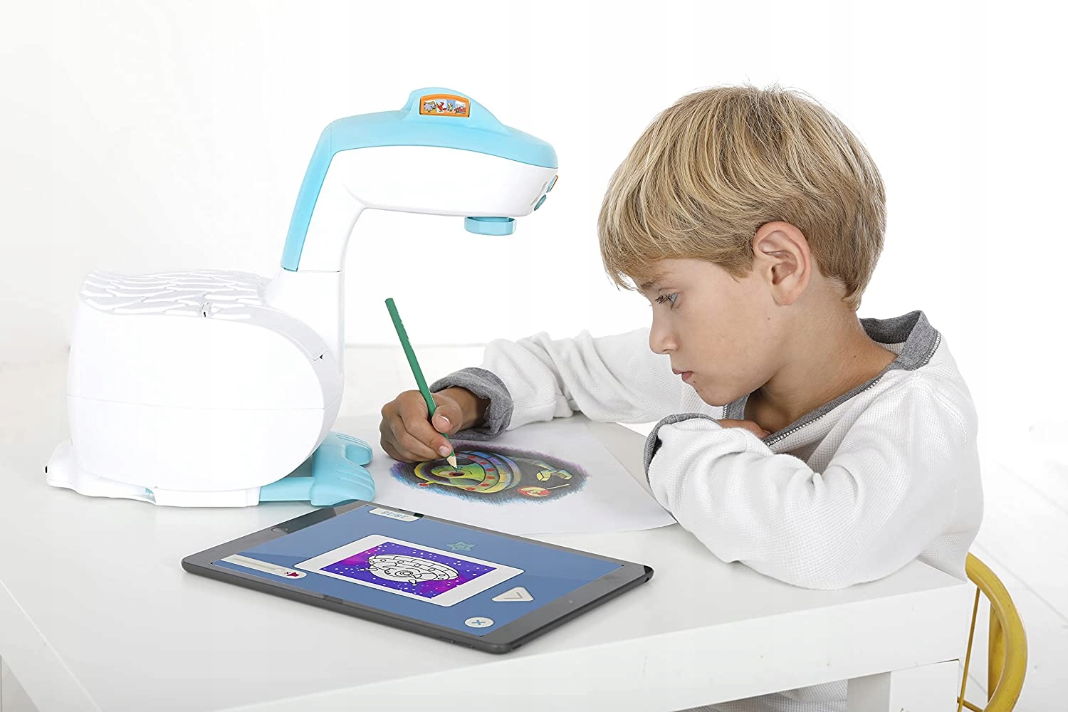 SMART SKETCHER PROJEKTOR 2.0 DO RYSOWANIA Szerokość produktu 25 cm