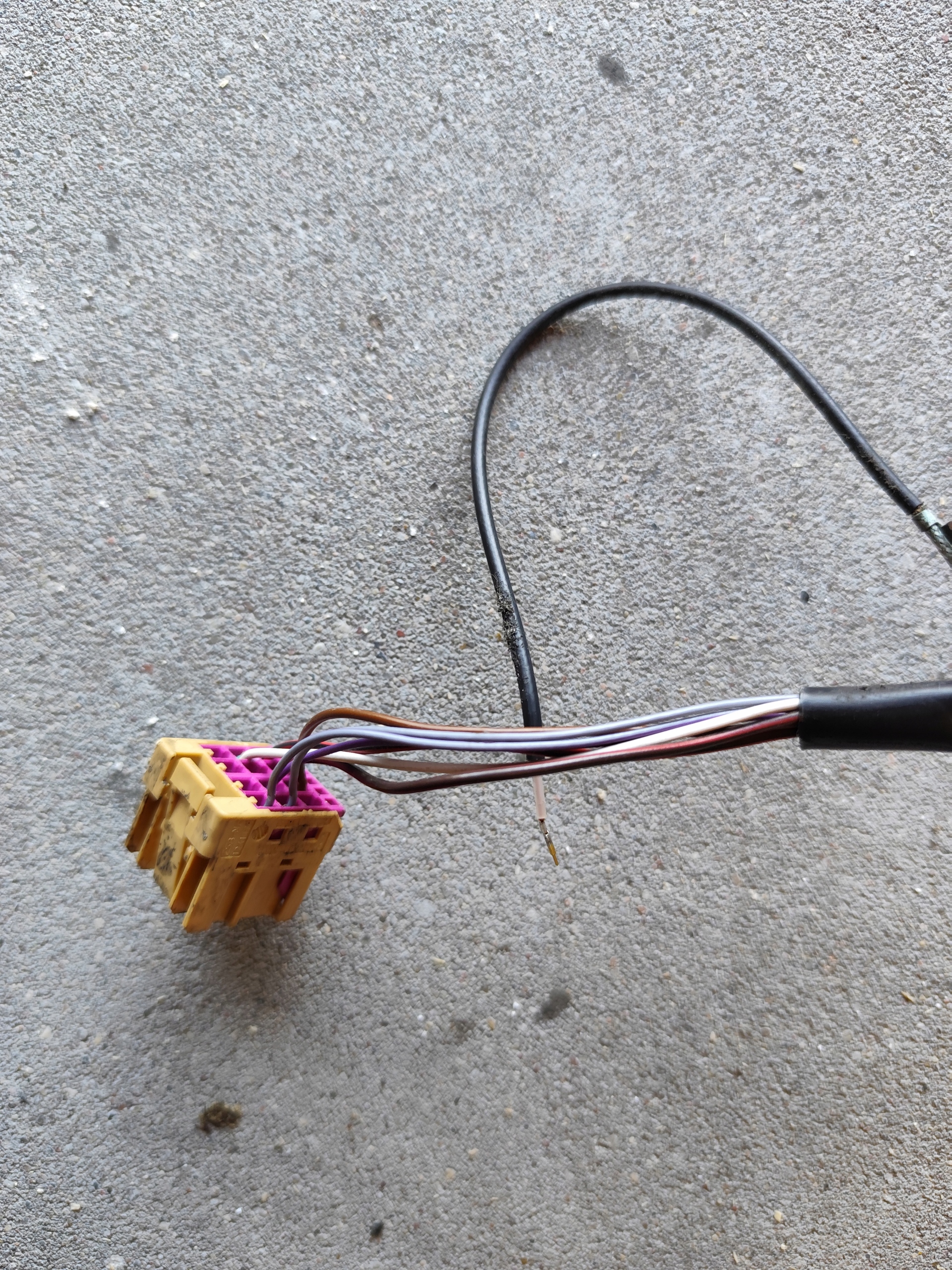 mirror VW T5 LIFT left driver´s 7 pin does not have obudowy