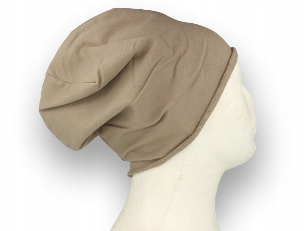 

Czapka damska Beanie cienka smerfetka bawełna